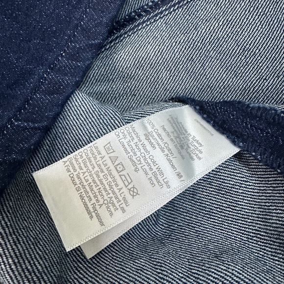 NWT Madewell Denim Strapless Mini Dress - Maytown Wash - 4 - Picture 13 of 13